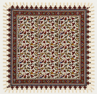 رومیزی قلمکار100*100