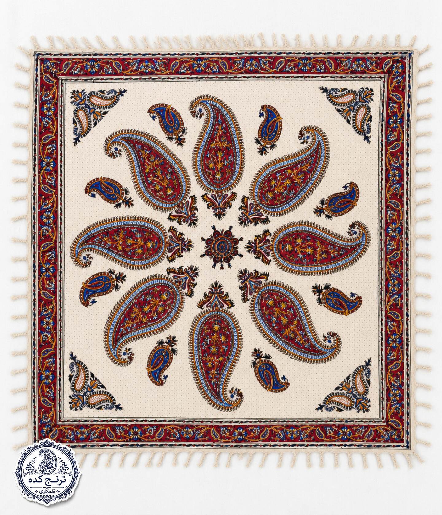 رومیزی قلمکار80*80