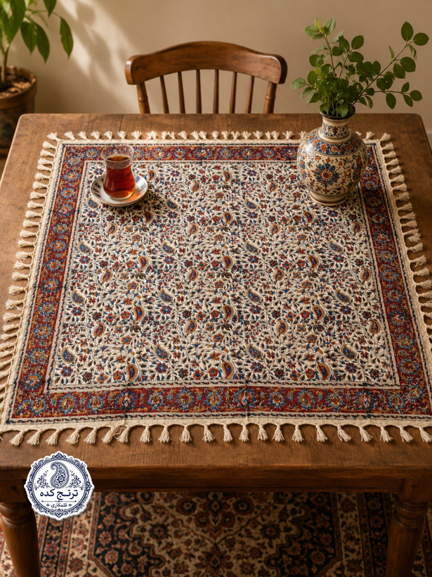رومیزی قلمکار80*80