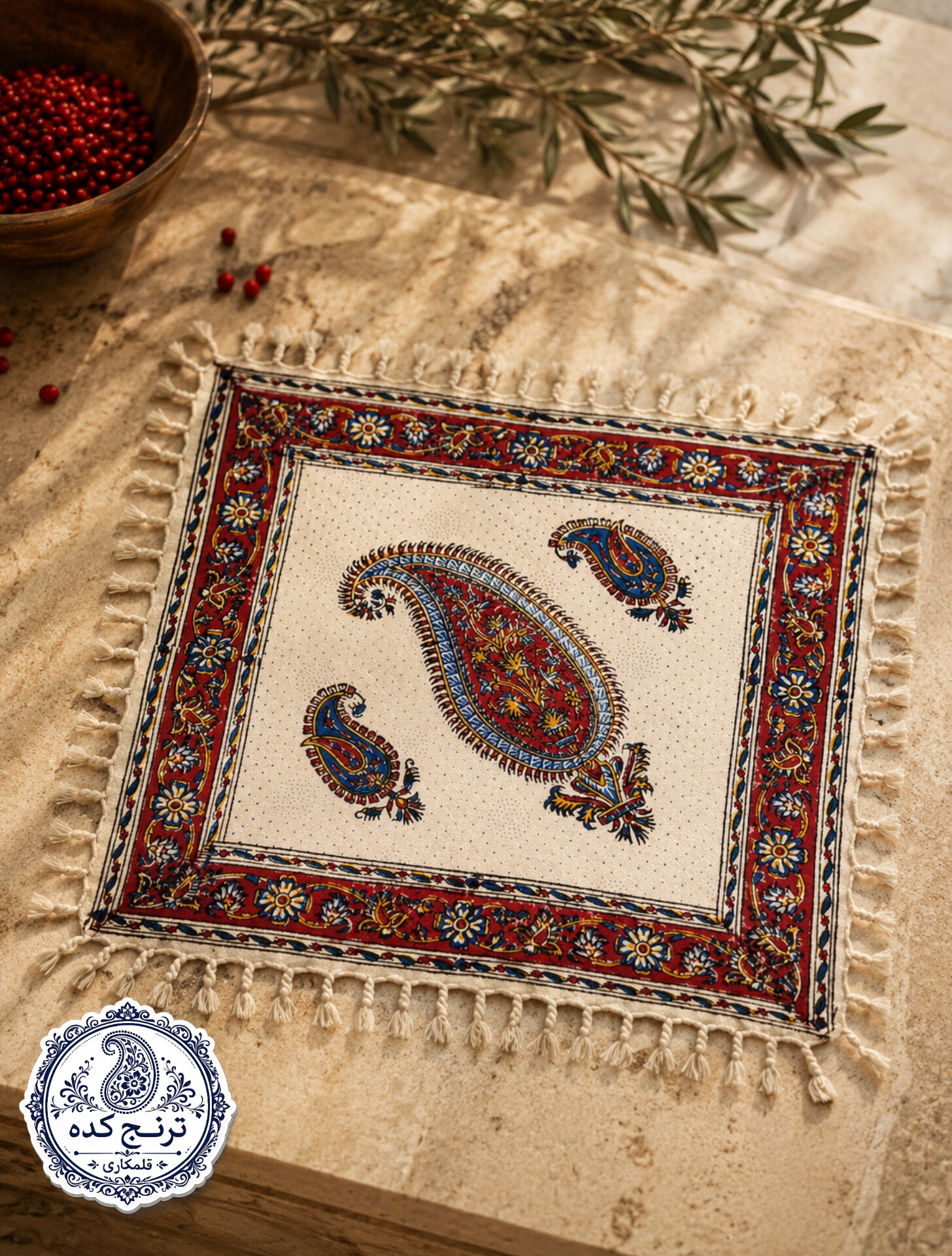 رومیزی عسلی40*40