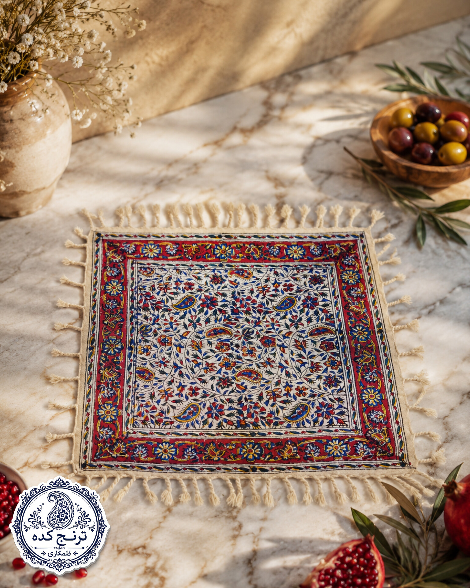رومیزی عسلی40*40